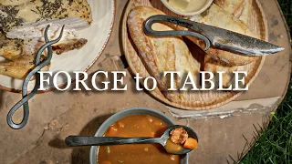 Transforming Tools into Kitchen Treasures: Forged Knife, Fork & Spoon