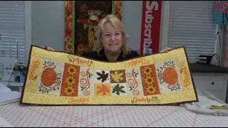 Tutorial - How to Make Designs by JuJu's Fall 1 Table Runner