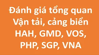 Đánh giá tổng quan ngành vận tải cảng biển HAH GMD VSC VOS VNA SGP PHP