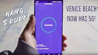 5G Speeds - Samsung Galaxy Note 10 Plus 5G in Venice Beach!