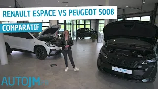 Renault Espace VS Peugeot 5008 : le combat des SUV tricolores