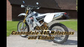 American made 2002 Cannondale 440 MX and Enduro Bikes