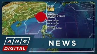 Wind signal no. 3 still up over Northern Batanes; 'Jenny' makes landfall over Southern Taiwan | ANC