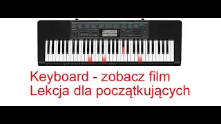 Keyboard. Lekcja dla początkujących. Nauka gry za darmo. Podstawy. Dobry start. Jak grać