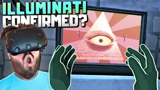 SECRET ILLUMINATI ENDING FOUND - Please, Don't Touch Anything VR Gameplay - VR HTC Vive