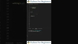 How To Add Parameters To A Function In Python | Python For Beginners