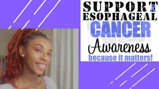 Esophageal Cancer Awareness Makeup Look