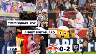🤯Times Square, Miami & Even Red Bulls Fans Wild Reaction to Messi's Performance vs NY Red Bulls!