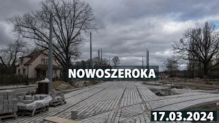 Budowa ulicy "Nowoszerokiej" na Krzekowie - Marzec 2024