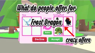 Trading FROST DRAGON in Adopt Me + giveaway news