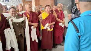 H.E. Kenting Tai Situ Rinpoche's arrival in Kathmandu, Nepal.12 May 2023