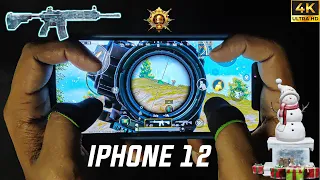 iPhone 12 Handcam A 60FPS | 4 Finger + Full Gyroscope BGMI | PUBG Mobile | SAMURAI YT25