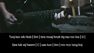 Koj Tseem Nyob Hauv Kuv Siab - Zaj Dub guitar Chords