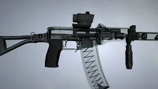 3D Firearms 3d version M4A1, CP-3M, РПД, ПП-90