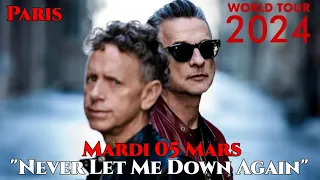 Depeche Mode - Never Let Me Down Again (Live Paris, March 05, 2024)