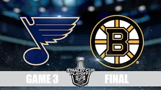 Blues VS Bruins Game 3 Сент Луис Бостон Плей-офф,  Финал, Обзор матча