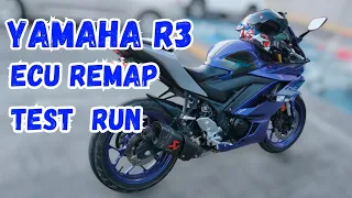 Yamaha R3 Ecu Remap & Test RuN