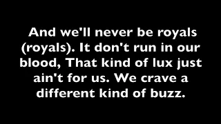 Lorde- Royals (Lyrics/Speed Up)