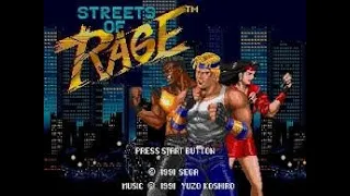 Streets of Rage (U) (Sega Mega Drive/Genesis) No death [HARDEST] Прохождение на русском