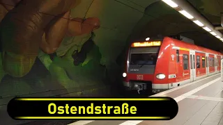 S-Bahn Station Ostendstraße - Frankfurt 🇩🇪 - Walkthrough 🚶