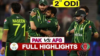 Afghanistan vs Pakistan Cricket Full Match Highlights (1st ODI) | Super Cola Cup | ACB|PCB