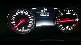 2017 Mercedes E w213 oil level check