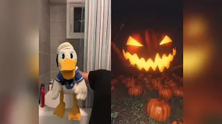 Donald Ducc HALLOWEEN TikToks!  (DONT BE SCARED CHALLENGE)