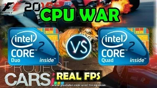 CPU WAR: C2D E8400 vs C2Q Q8300 | Far Cry 4 - Project CARS - F1 2015