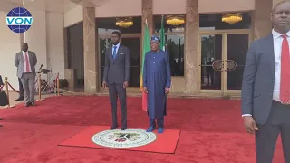 President Tinubu welcomes Senegalese leader to Abuja