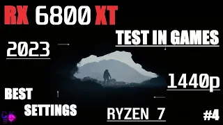 RX 6800 XT Test GAMES in 2023 #4 + RYZEN 7+1440p (HITMAN 3+CYBERPUNK +... )Best Settings !!!