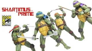 NECA Toys TMNT SDCC 2018 Exclusive 7 Inch Scale 1990 Movie Action Figure Review Set