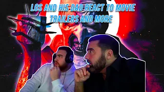 Los And His Dad React To Movie Trailers And More | LOSPOLLOSTV