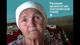 Речевая археология: костромской говор