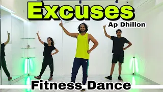 Excuses | AP Dhillon | Fitness Dance | Zumba | Beginner Lvl | Akshay Jain Choreography