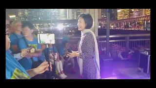 龍婷🎤🎼《逍遙自在》中環碼頭街演