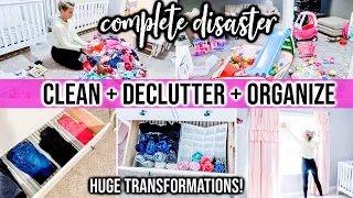 COMPLETE DISASTER CLEAN + DECLUTTER + ORGANIZE WITH ME 2020 | HUGE DECLUTTER + CLOSET TRANSFORMATION