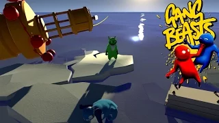 Gang Beasts - We're Stranded [Father and Son Gameplay]