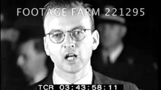 Hauptmann Execution Announcement & Description  221295-08.mp4 | Footage Farm