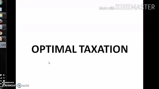 Optimal Taxation