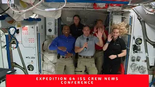 Expedition 64 ISS Crew News Conference