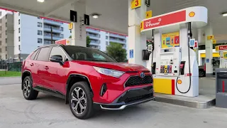 2022 Toyota RAV4 PRIME - Fuel Economy Hybrid MPG Review + Fill Up Costs