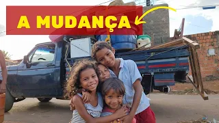 MUDANÇA DA MÃE DE SEIS FILHOS| VEJA CHEGADA À NOVA CASA, O DIA MAIS EMOCIONANTE