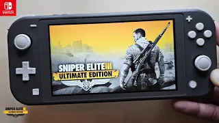 Sniper Elite Ultimate Edition Nintendo Switch Lite Gameplay