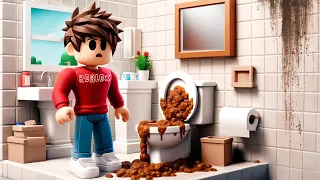 I Filled My House With POOP To Skip Work in Roblox?!