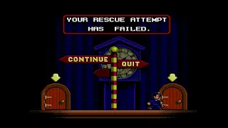 Addams Family (SNES) GAME OVER Screen