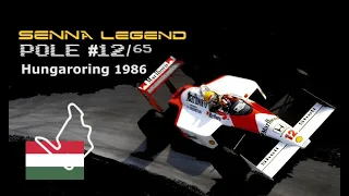 SENNA Legend | POLE Lap » 1986 F1 GP Hungary: Hungaroring | Ayrton Senna: #12/65