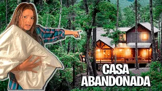 PASSEI A NOITE EM UMA CASA ABANDONADA COM MINHA FAMILIA NA FLORESTA!! Foi Trollagem!!