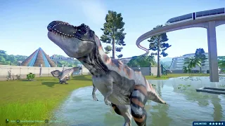 Spinosaurus Dinosaur Evolution Hunting Giant Godzilla x Kong Jurassic World Dominion Triceratops
