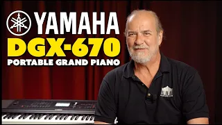 NEW Yamaha DGX-670 Portable Grand Piano | Overview and DEMO