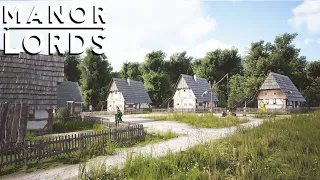 MANOR LORDS | HARDEST DIFFICULTY Most Hardcore Realistic Medieval City Builder & Real Time Strategy